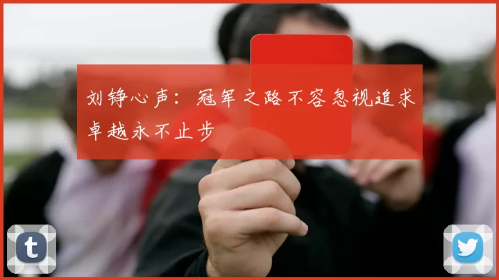 刘铮心声：冠军之路不容忽视追求卓越永不止步